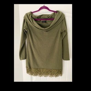 Off the shoulder sweater